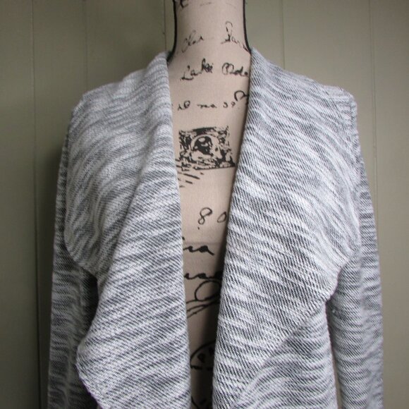 Vero Moda Open Front Cardigan Sweater XS White Black - Picture 7 of 14